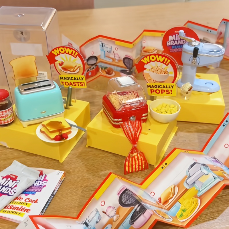 Miniature Baking Kitchen - ズール 新品 正規品 ミニキッチンおもちゃ マジッククックリアルなミニチュアフードプレイセット ごっこ遊びキット