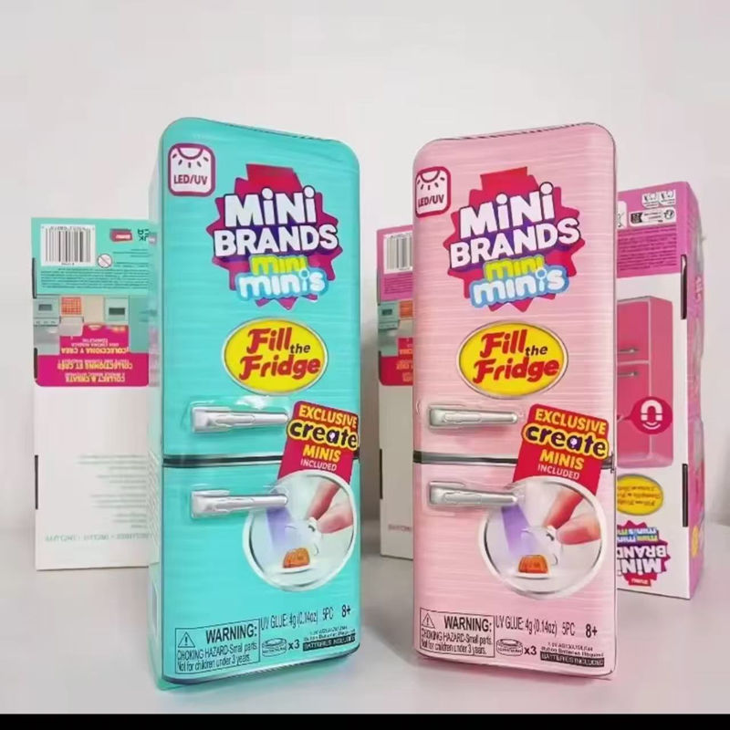 Miniature Baking Kitchen - ズル ミニブランド ミニミニ フィル・ザ・フリッジ シミュレーション冷蔵庫おもちゃ ブラインドボックスセット