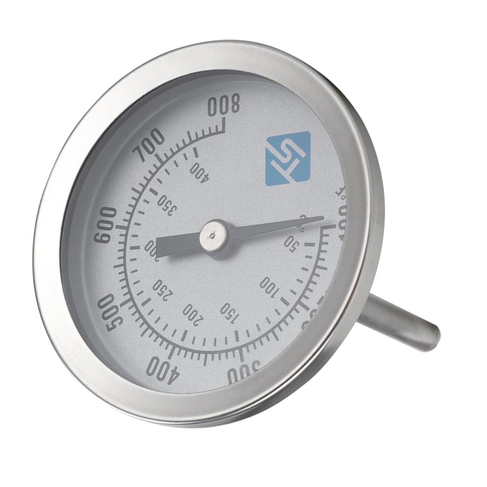 Oven Thermometer Analog - オーブン対応グリル温度計 ステンレス製 3.27インチ ダイヤル BBQ スモーカー