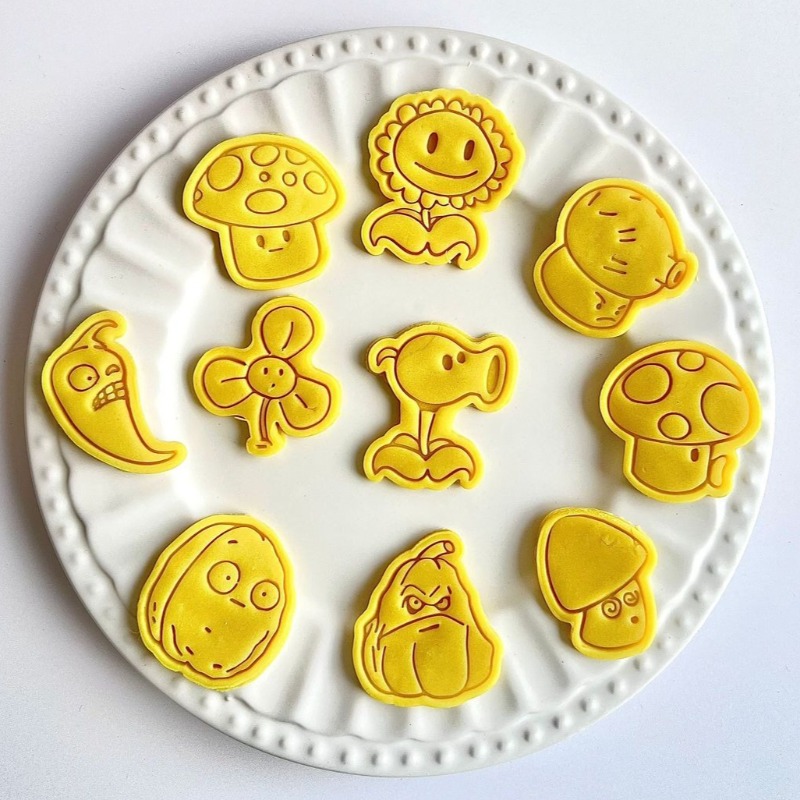 新しい可愛い人気商品 プラントvs.ゾンビ カートゥーンビス - Kitchen Baking Molds のレビューと価格
