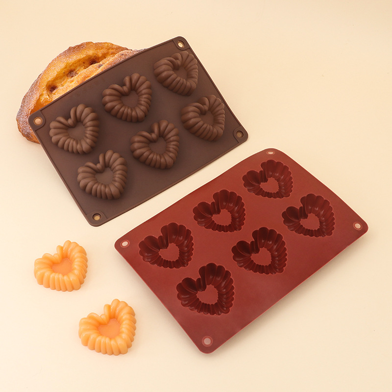 ハート型シリコーンチョコレート型 DIY ベーキングモールド - Kitchen Baking Molds のレビューと価格