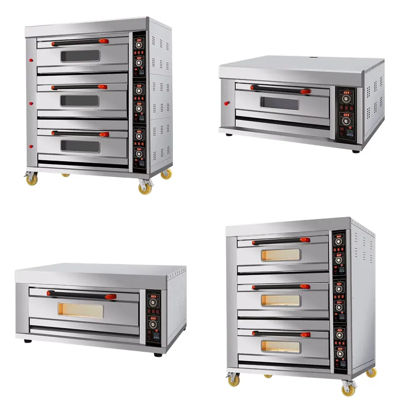 高効率業務用厨房オーブン（ガス・電気モデル）耐久性のあるベー - Commercial Kitchen Baking Equipment のレビューと価格