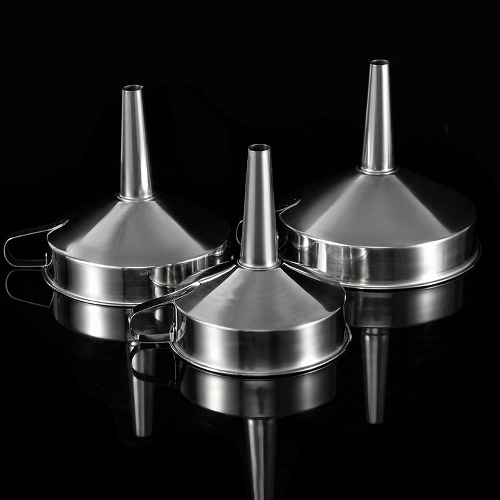 1Pc ステンレス鋼食用油漏斗広口キッチンアクセサリーバービ - Kitchen Baking Store のレビューと価格