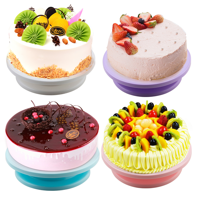 Fais-プラスチックケーキターン、回転ケーキプラスチックフ - Kitchen Baking Table のレビューと価格