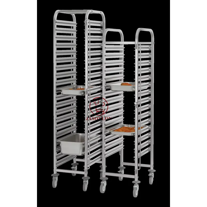 ステンレス製ヘビーデューティー4輪GNパン台車 ベーカリー冷 - Kitchen Baking Cart のレビューと価格