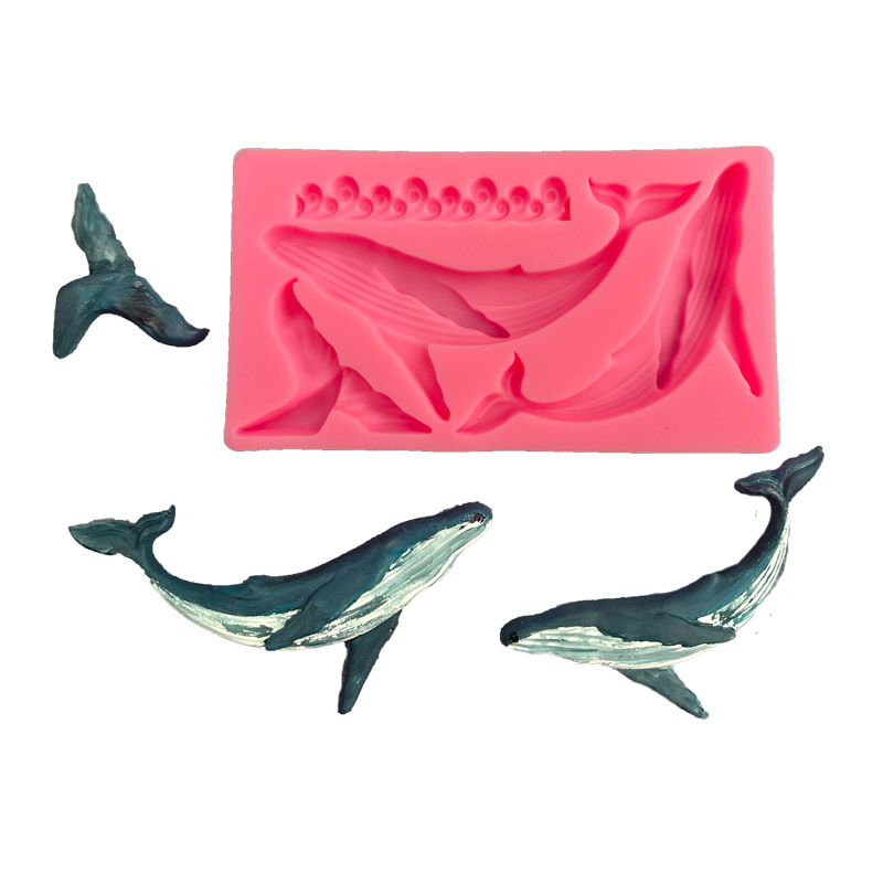 シリコンクジラ型,日曜大工,オーシャンシリーズ,フォンダン, - Kitchen Baking Store のレビューと価格