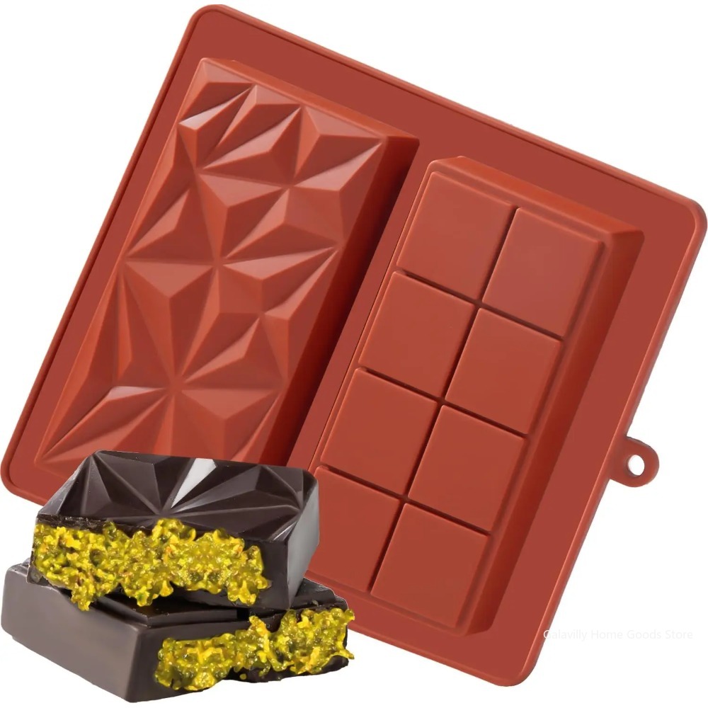 ドバイチョコレートモールドバー ピスタチオチョコレートバー  - Kitchen Baking Molds のレビューと価格