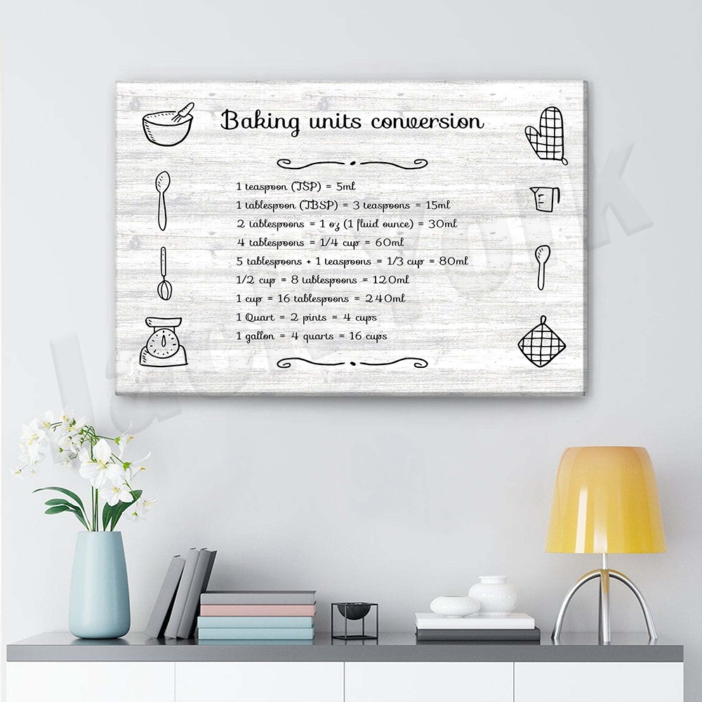 ベーキングプリント、料理とベーキングユニット変換アート、妻と - Kitchen Baking Wall Art のレビューと価格