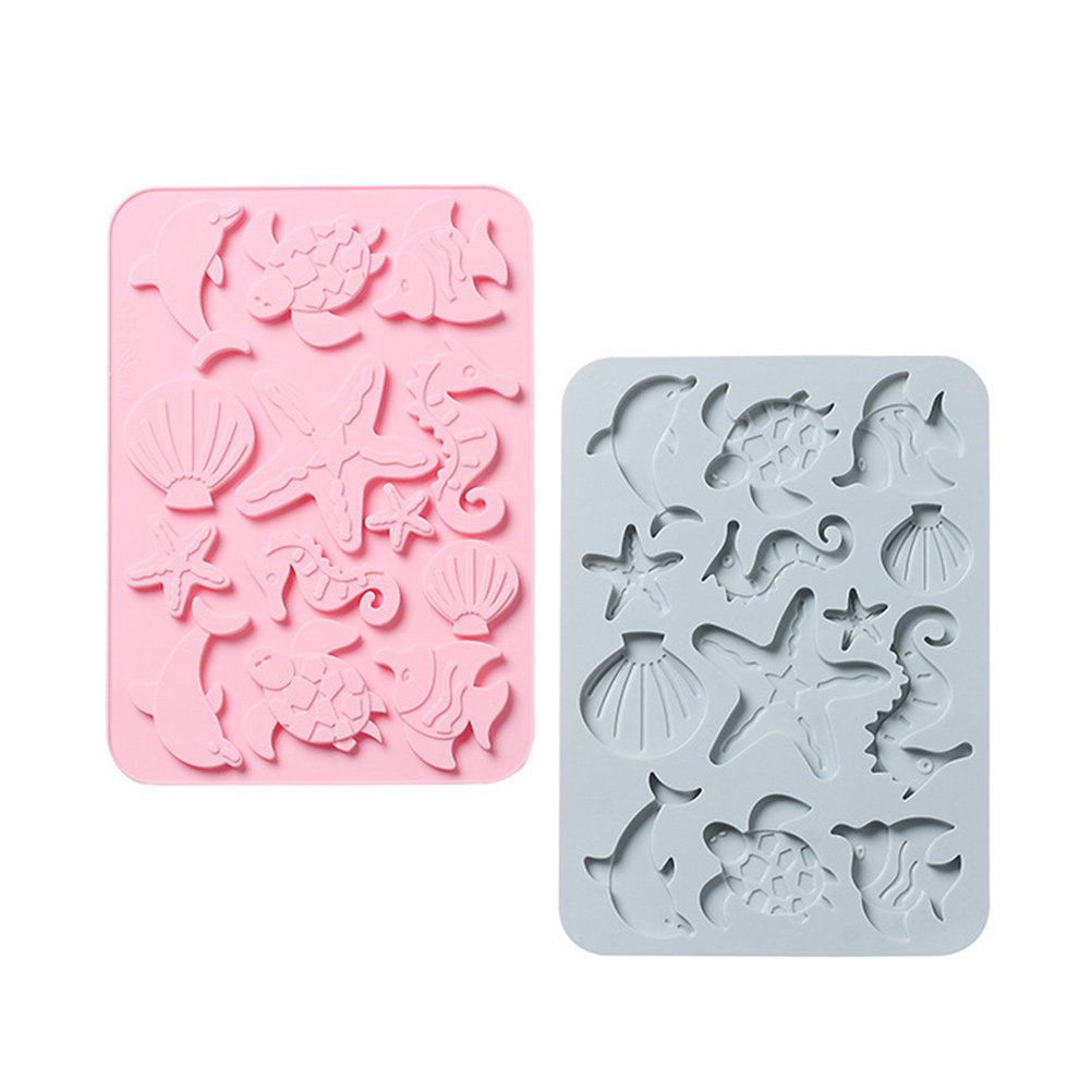 2個入り食品安全シリコン製海洋生物型モールド、創造的なデザイ - Kitchen Baking Molds のレビューと価格