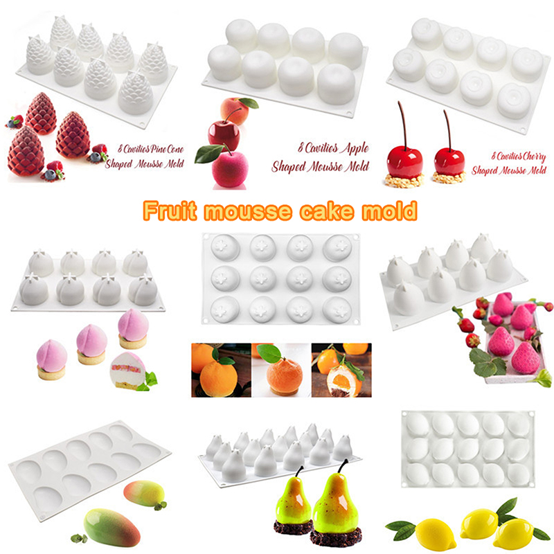 食品グレードシリコン製フルーツシリーズケーキ型 – パイナッ - Kitchen Baking Molds のレビューと価格