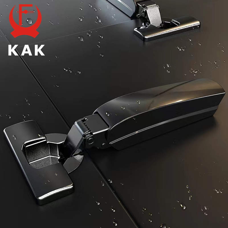 KAK 2 個隠し油圧キッチンヒンジ黒ソフトクロージングキャ - Kitchen Baking Cabinet のレビューと価格