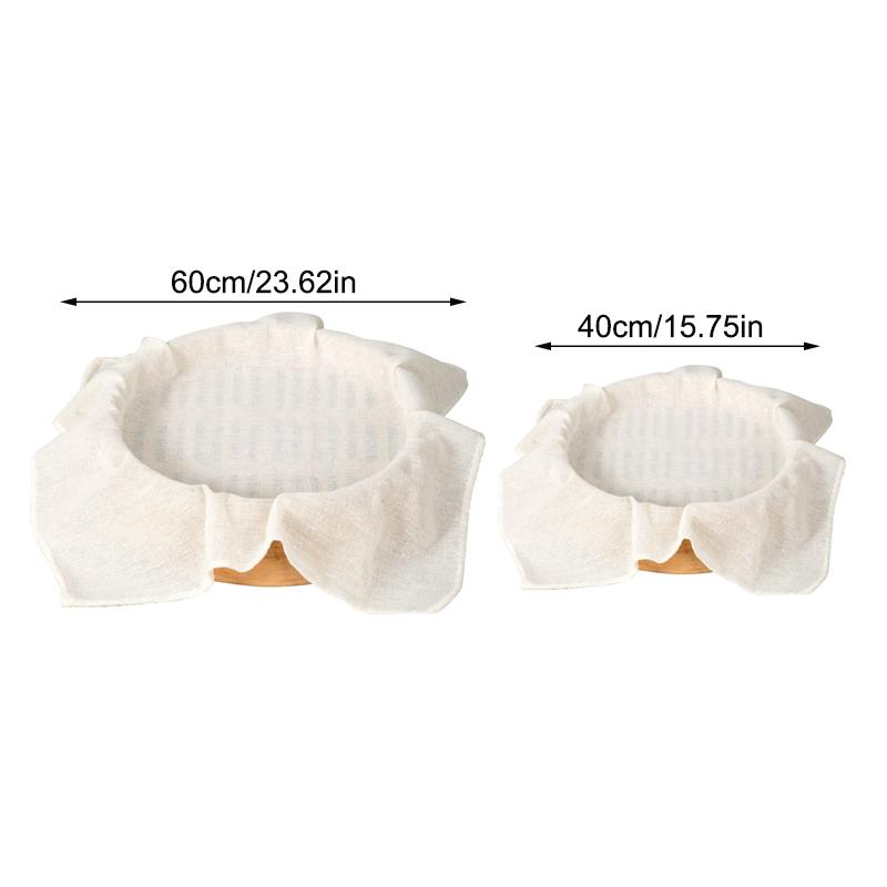 3 個とパンマットラウンド綿ガーゼキッチン蒸し器 40/60 - Kitchen Baking Drawer のレビューと価格