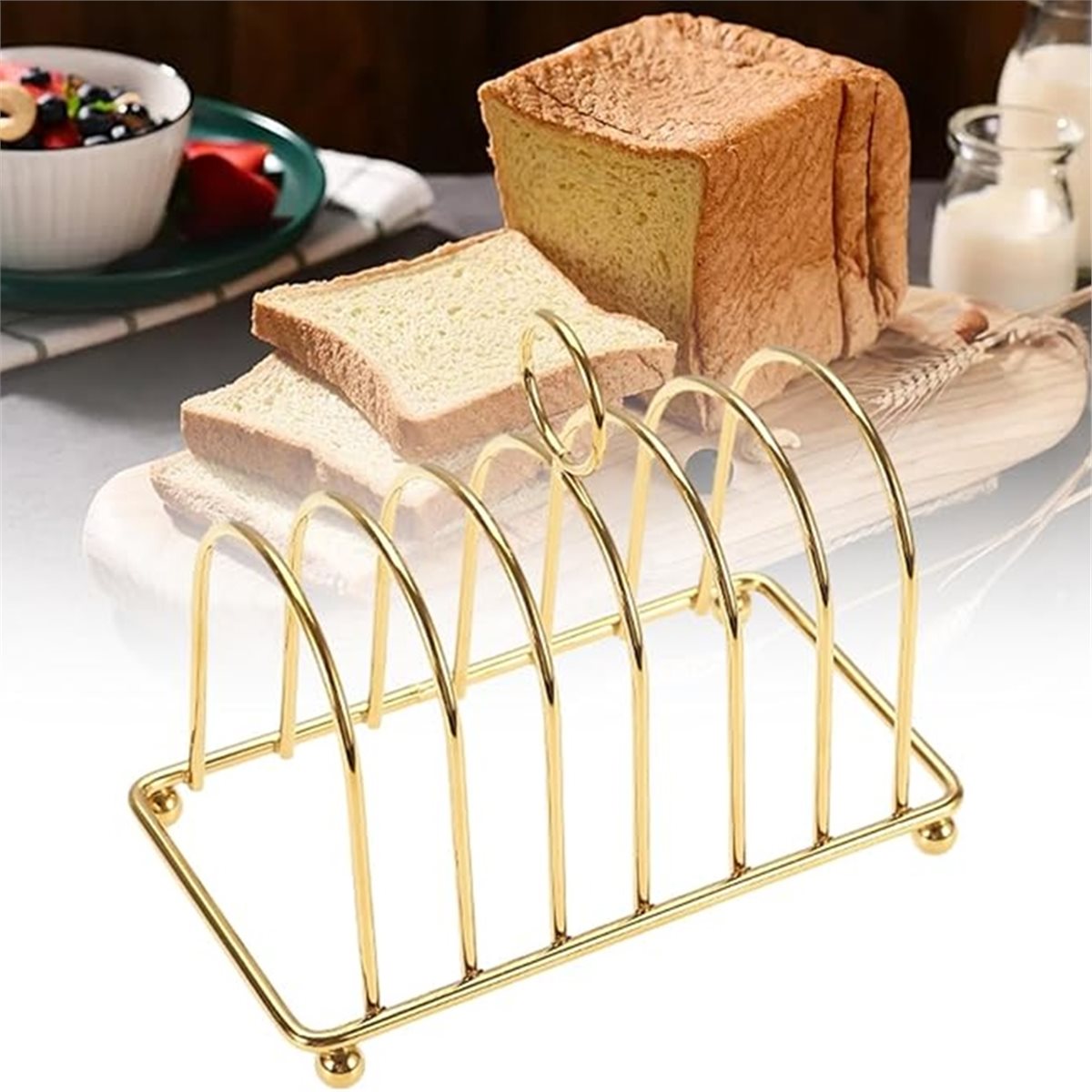 【AT48】新しいパンスタンド、トーストラックホルダー、グリ - Kitchen Baking Station のレビューと価格