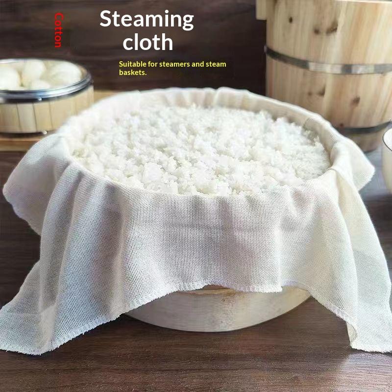 3 個純綿蒸し布家庭用引き出し布蒸し米と饅頭マットラウンド綿 - Kitchen Baking Drawer のレビューと価格