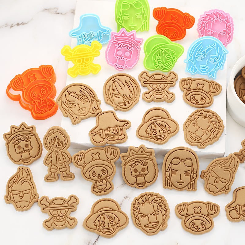 ワンピースクッキングモールドルフィゾロチョッパースカルクッキ - Kitchen Baking Molds のレビューと価格
