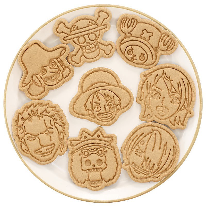 ワンピースクッキングモールドルフィゾロチョッパースカルクッキ - Kitchen Baking Molds のレビューと価格